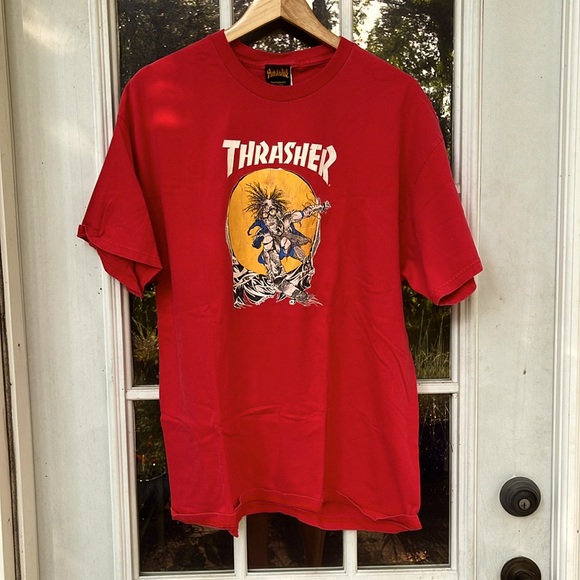 Thrasher Other - Thrasher - Iconic Vintage Pushead Drawing - XL